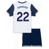 Fotballdrakt Barn Tottenham Hotspur Brennan Johnson #22 Hjemmedraktsett 2024-25 Kortermet (+ Korte bukser)